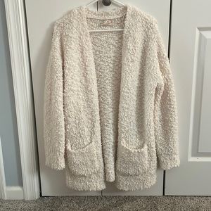 Fluffy White Sweater